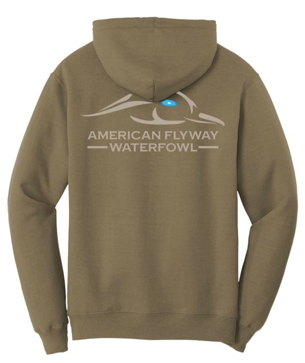 American Flyway Waterfowl Outerwear Coyote Brown / Small AF Waterfowl Solid Logo Hoodies