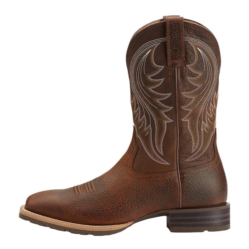 ARIAT Boots Ariat Men's Brown Oiled Rowdy Hybrid Rancher Western Boot 10014070