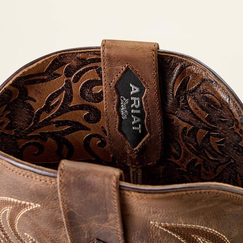 ARIAT Boots Ariat Men's Cigar Classic Cash Full Quill Ostrich Exotic Western Boots 10063775
