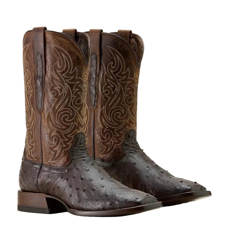 ARIAT Boots Ariat Men's Cigar Classic Cash Full Quill Ostrich Exotic Western Boots 10063775
