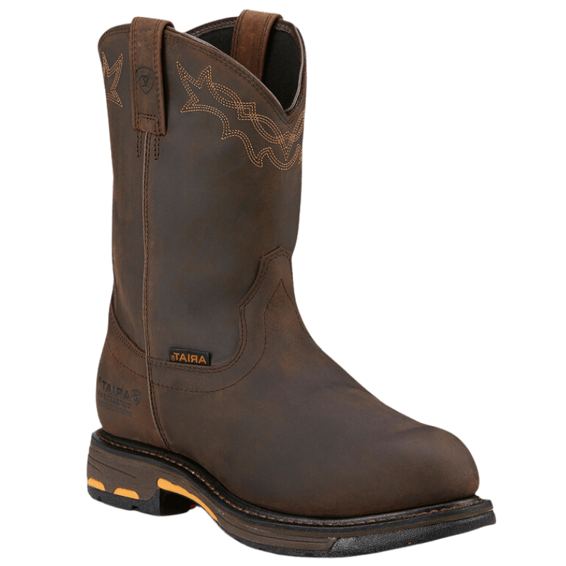 ARIAT INTERNATIONAL, INC. Boots Ariat Men's Oily Distressed Brown WorkHog Waterproof Composite Toe Work Boots 10001200