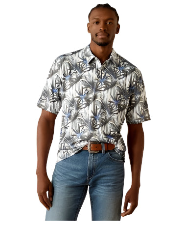 tropical dress shirts for men Tropical Hawaiian Shirt for Men with Pocket - Aloha Mens Hawaiian Shirts  Short Sleeve and Loose Fit Caribbean Shirts for Men