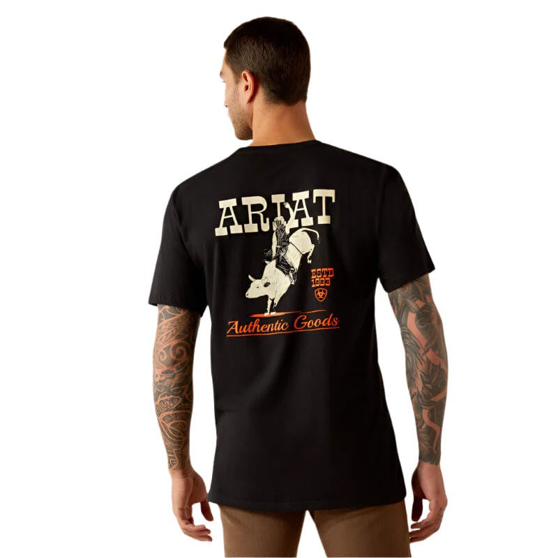 ARIAT Camicia Uomo MNS Merrick Mdrn LS Shrt - Nero, Taglia XL, Cotone Elasticizzato Performance Stretch - 6