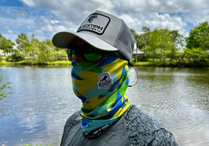BlacktipH neck scarf Yellow Green BlacktipH Performance Face Shield