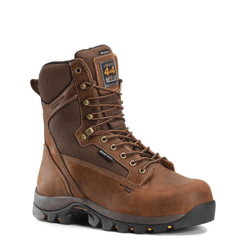 Carolina Men's Forrest Dark Brown Insulated Waterproof Composite