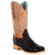 CORRAL BOOTS Boots Corral Women's Black/Sand Pirarucu Arapaima Square Toe Exotic Western Boots A4204