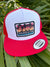 Cracker and Cur Hats Real Florida Patch Hat - Red/White Flatbill