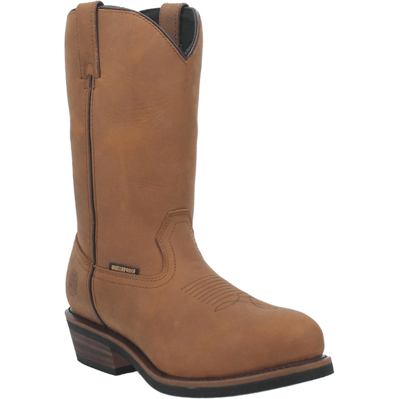 Dan Post Men's Albuquerque Midbrown Waterproof Leather Work Boots