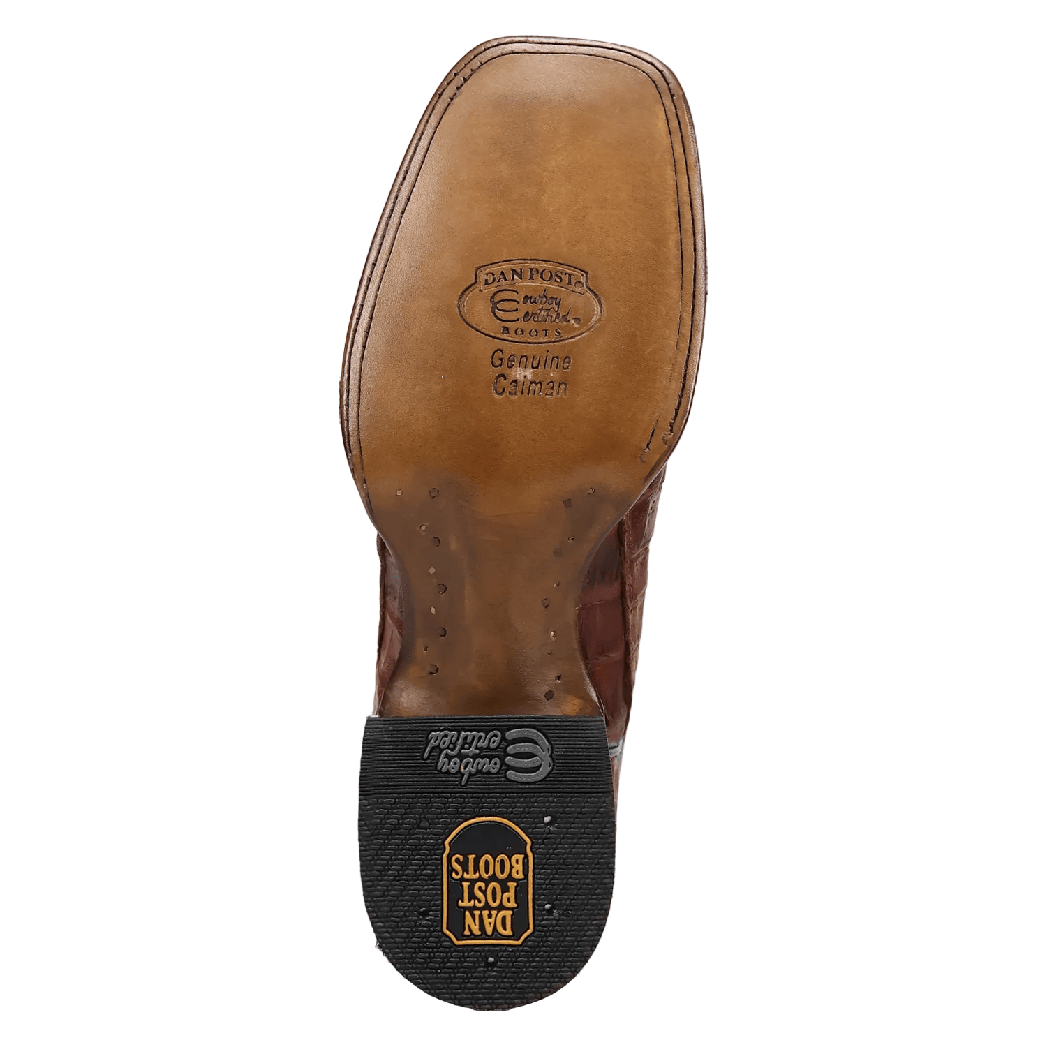 DAN POST Boots Dan Post Men's Cognac Marsh Caiman Exotic Western Boots DP5239