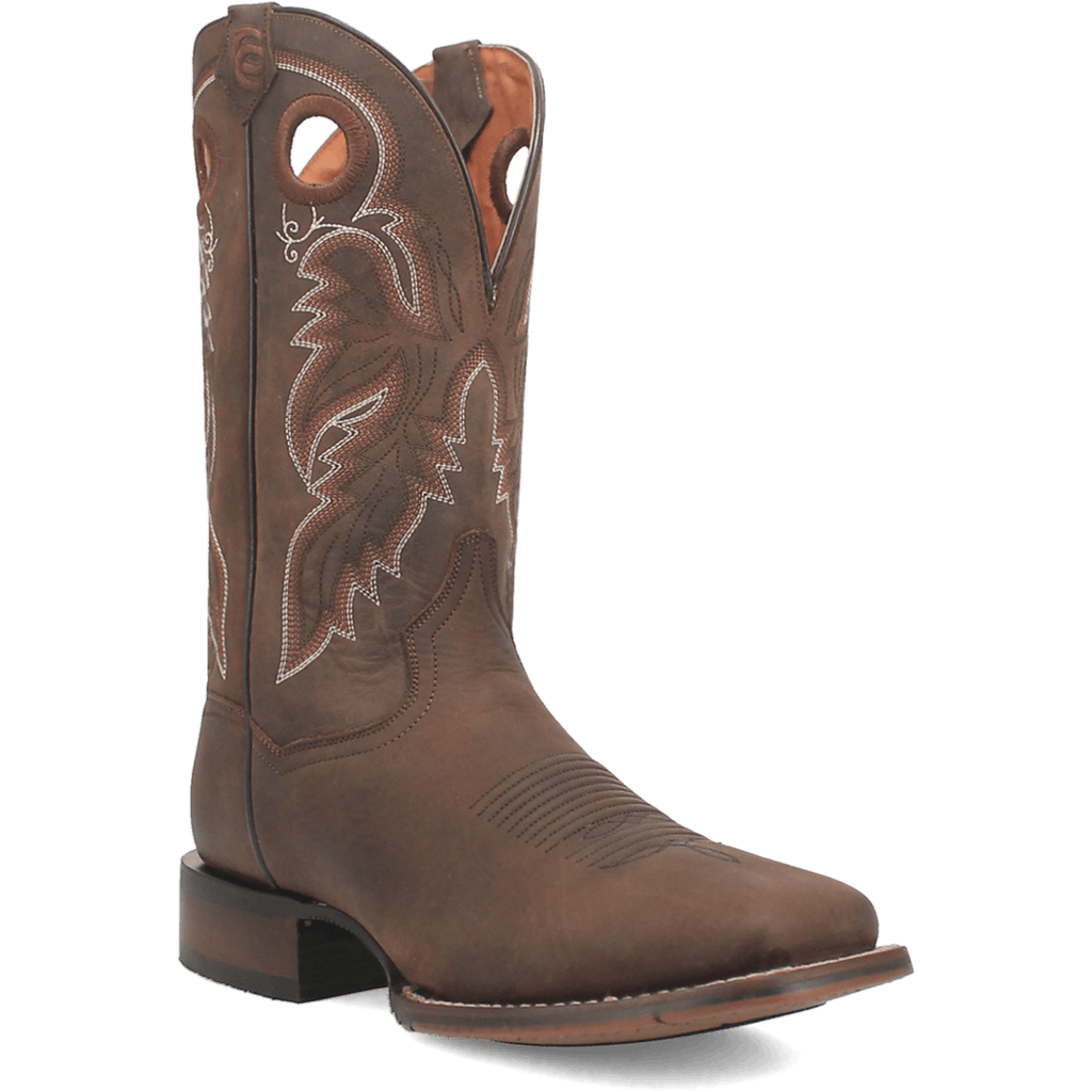 DAN POST Boots Dan Post Men's Dark Tan Abram Western Cowboy Boot DP4562