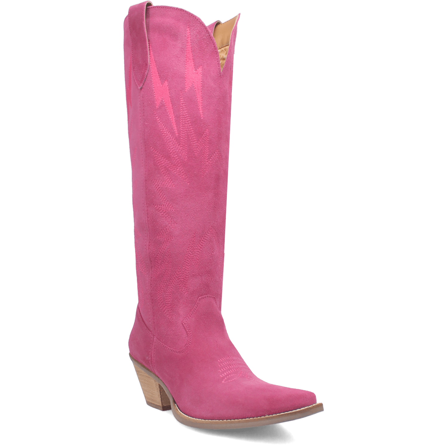 Dingo Women's Thunder Road Leather Pink Boots DI597 – Russell's