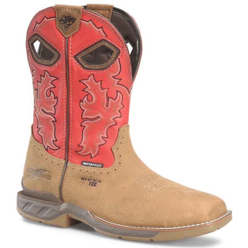 Double H Men's Phantom Rider Henly Red Waterproof Composite Toe