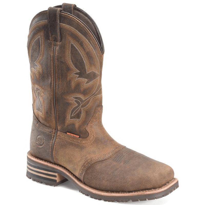 ハンテッド　トム・ブラウン・ジュニア Double H Men's Jeyden Brown Waterproof Composite Toe Work Boots