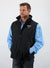 Drover Cowboy Threads Outerwear Concealed Carry Softshell Vest - With Concealed Carry Holster -Black