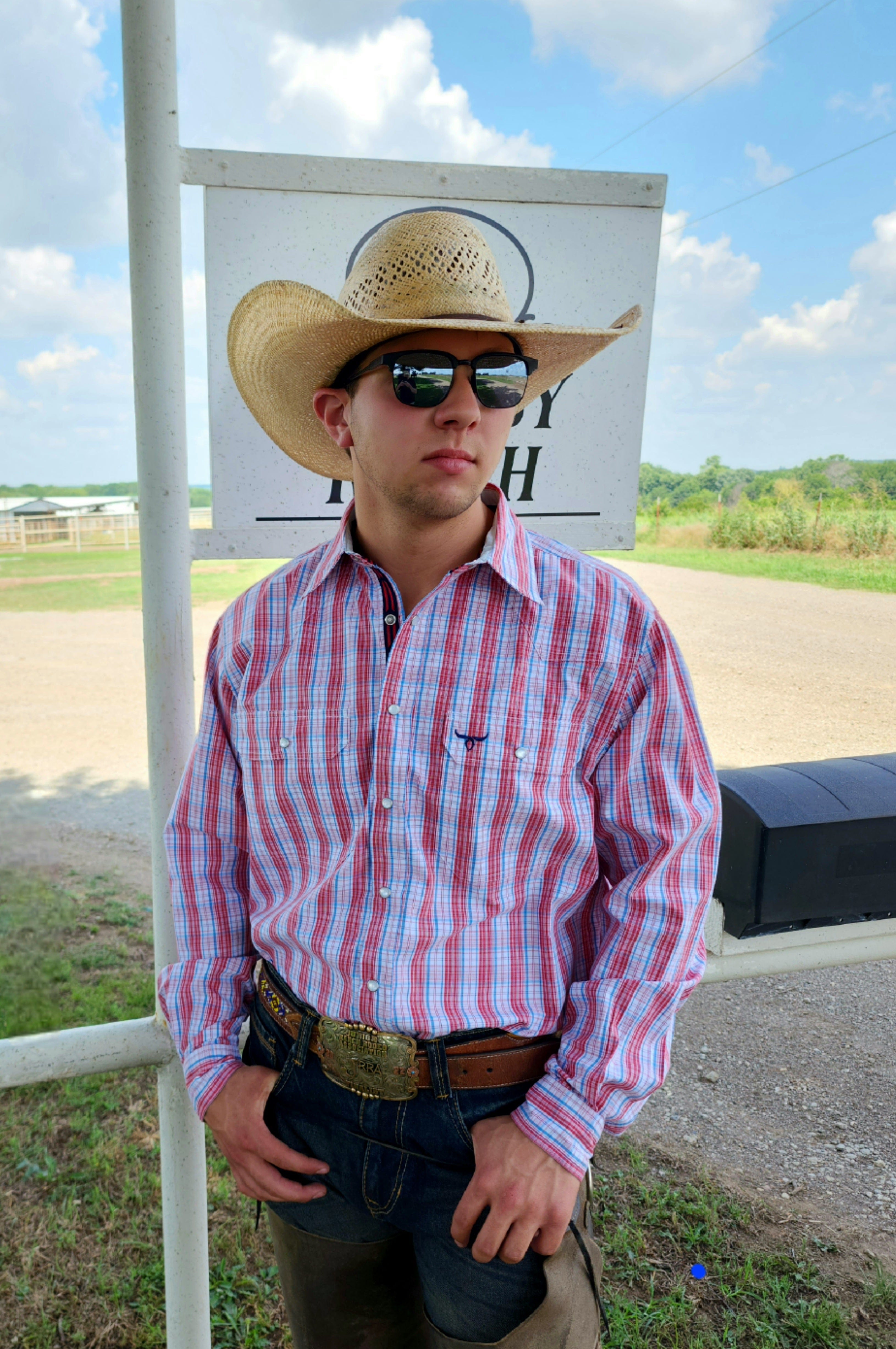 Signature Series - Twister - Red, White and Blue, Option Cuff, Pearl S Russell's Western Wear, Inc. Signature Series - Twister - Red, White and Blue, Option Cuff, Pearl S Russell's Western Wear, Inc.