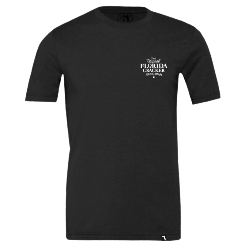 FLORIDA CRACKER TRADING Shirts Florida Cracker Trading Co. Men's Blackout Edition Short Sleeve T-Shirt