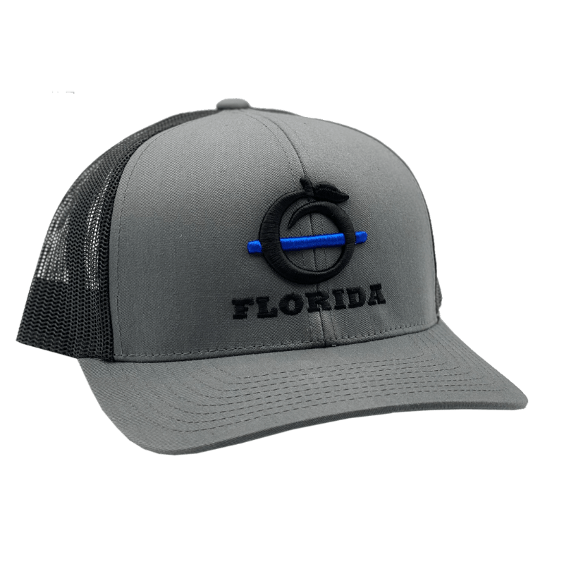 Florida Heritage Hats Florida Heritage Men's Support Series Blue Line Ball Cap