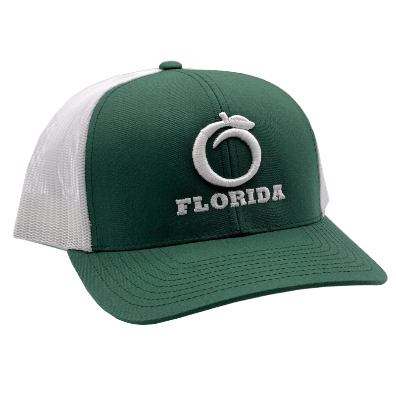 Florida Heritage Hats Florida Heritage Men's The Ridge Trucker Green/White Ball Cap