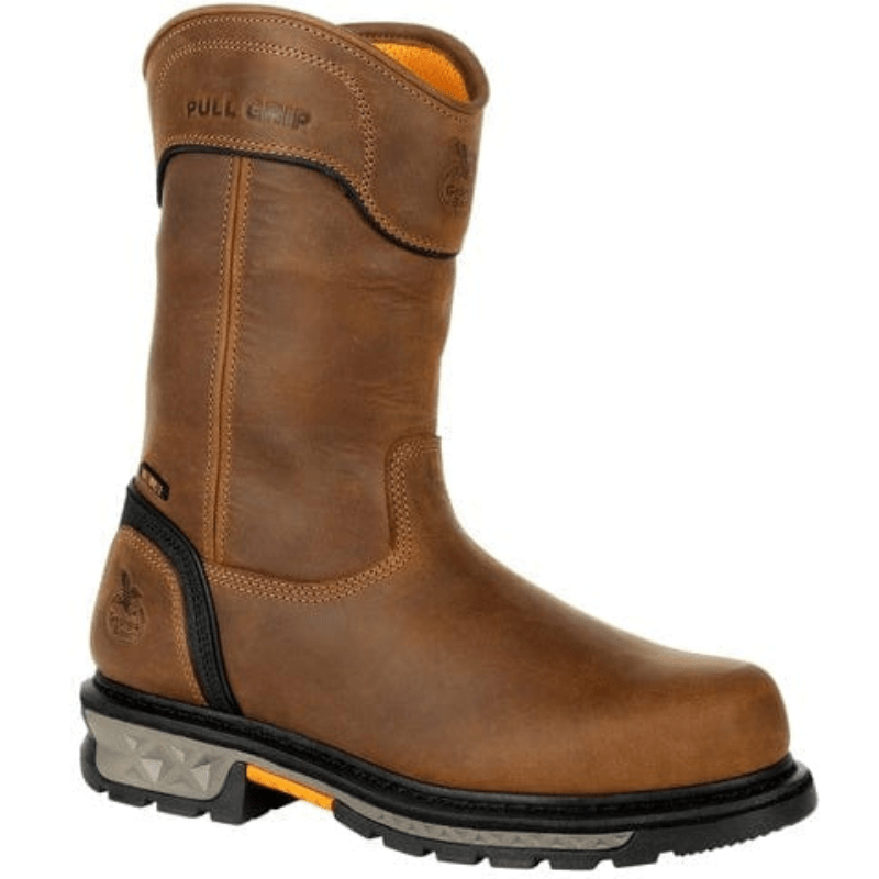 Georgia Boot Men's Carbo-Tec LTX Black and Brown Waterproof
