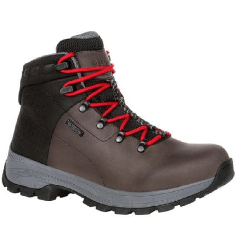 Georgia Boot Men's Eagle Trail Hiker Brown Black Charcoal Round