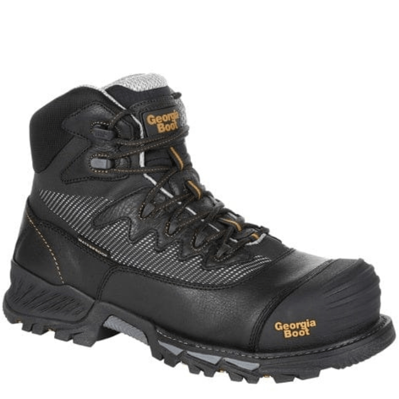 Georgia Boot Men's Rumbler Black Composite Toe Waterproof Hiker