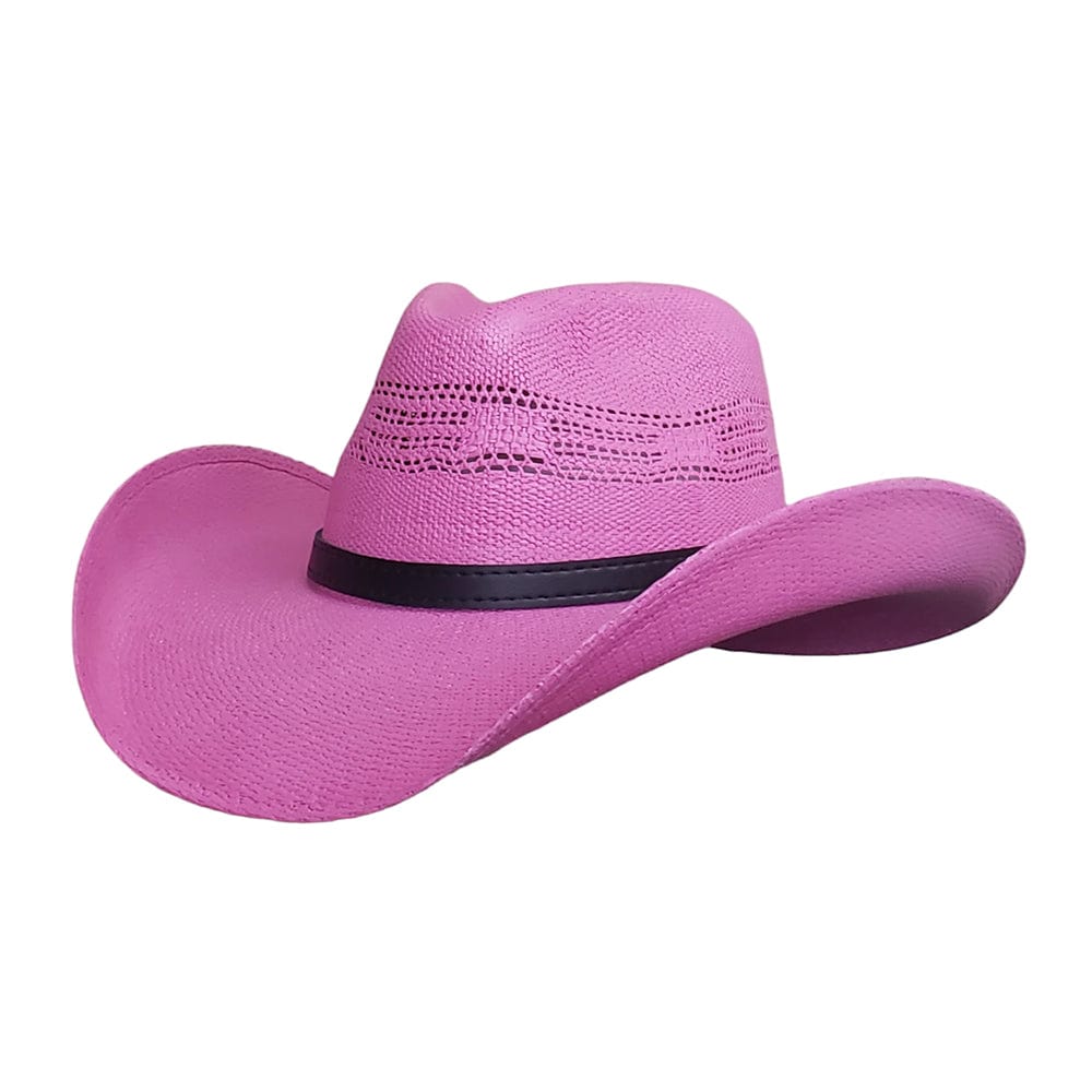 Gone Country Cabo Hot Pink Straw Bangora Cowboy Hat – Russell's