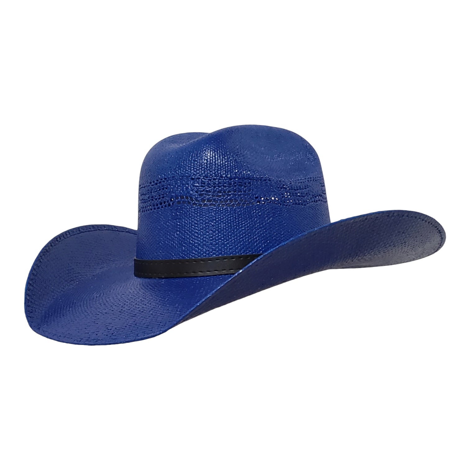 Gone Country Rio Royal Blue - Straw Bangora Cowboy Hat 