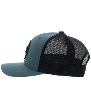 HOOEY Hats Hooey Men's Roughly 2.0 Blue/Black Snapback Ball Cap 4031T­BLBK