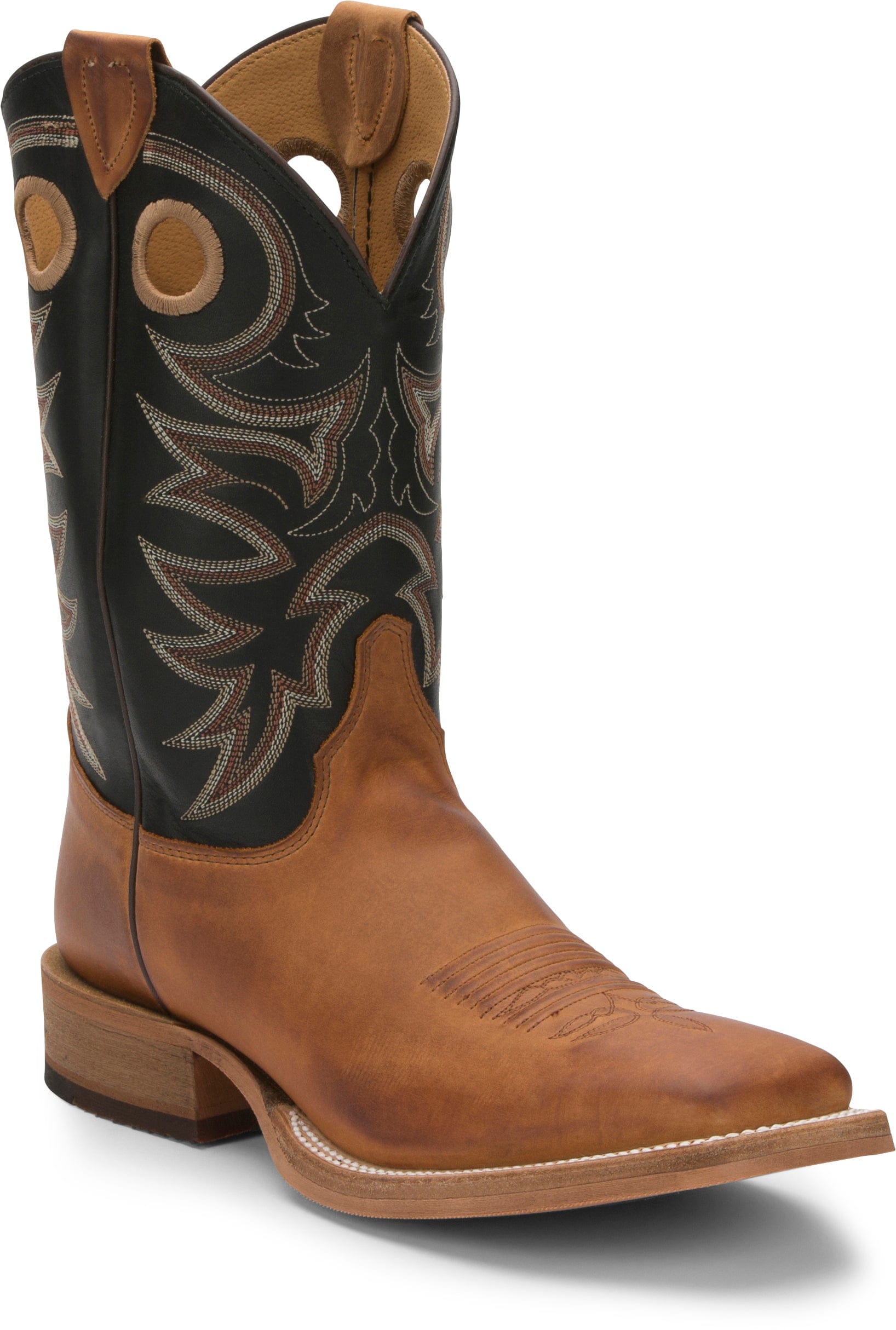 Justin Boots Caramel Lizard Brown Leather western Cowboy boots size 7D men\'s. Justin Traditional Western Boot Men main image 2