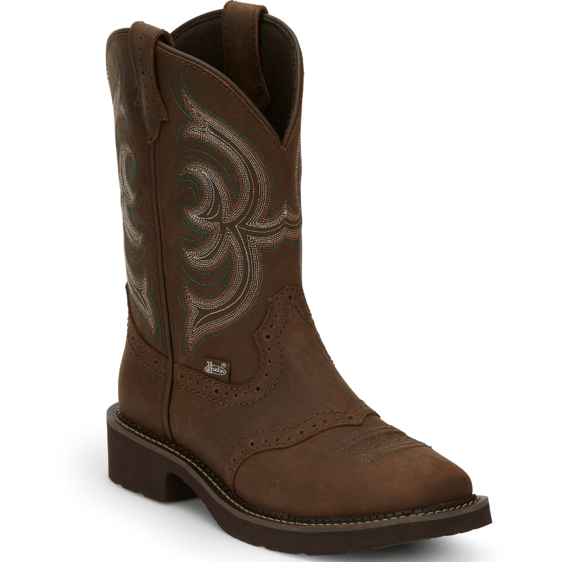 Justin Women's Inji Brown Western Boots GY9984 – Russell's Western