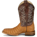 JUSTIN Boots Justin Men's Vintage Tan San Antone Caiman Western Exotic Boots GR5711