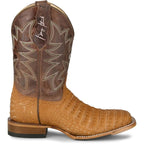 JUSTIN Boots Justin Men's Vintage Tan San Antone Caiman Western Exotic Boots GR5711