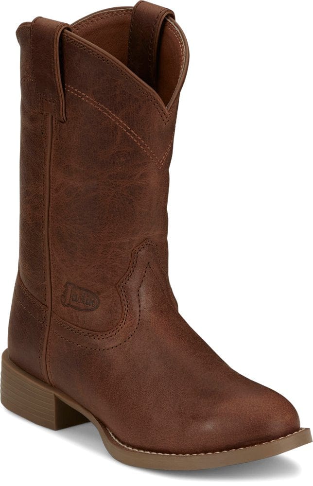 Justin Women's Blain Chocolate Roper Boots SE7701