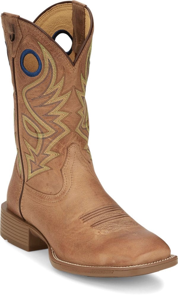 Justin Men's Pickett Light Oak Western Boots UN7150 – Russell's