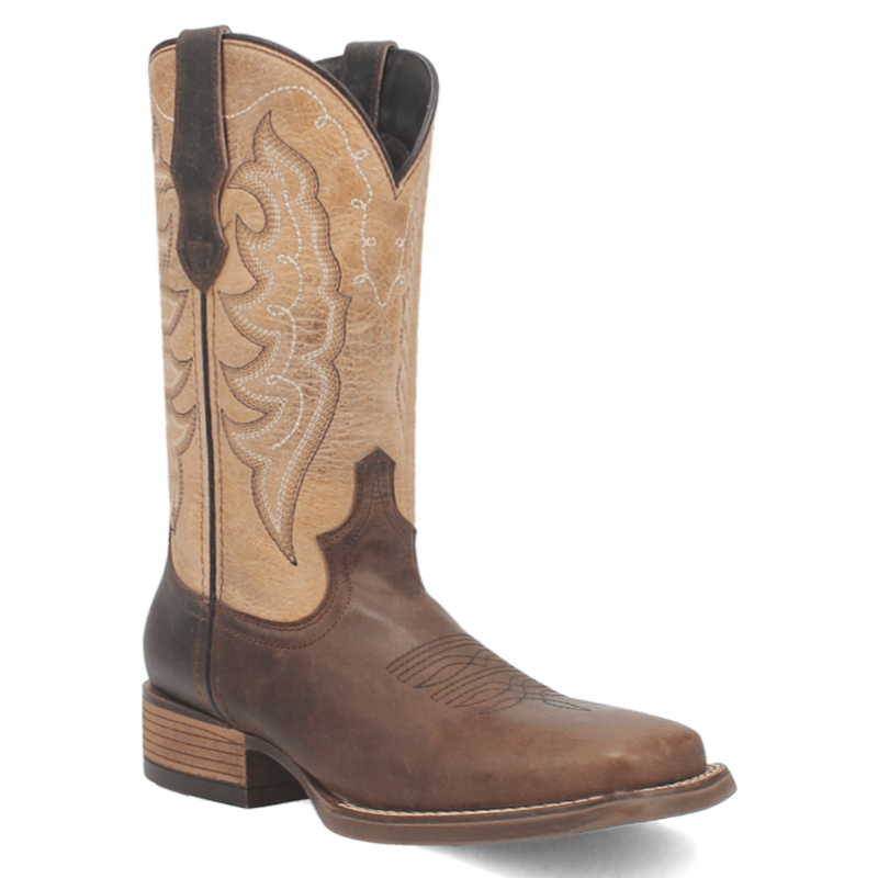 Laredo Women's Delaney Dark Brown/Bone Square Toe Western Boots