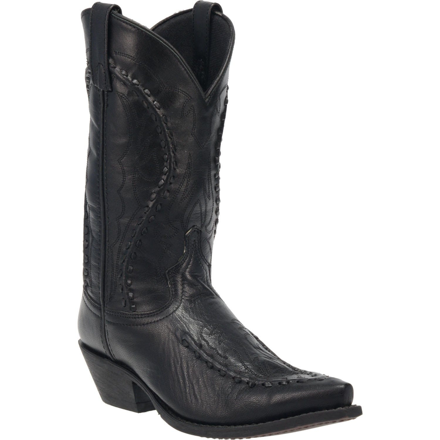 Laredo Men's Laramie Black Leather Cowboy Boots 68430 – Russell's