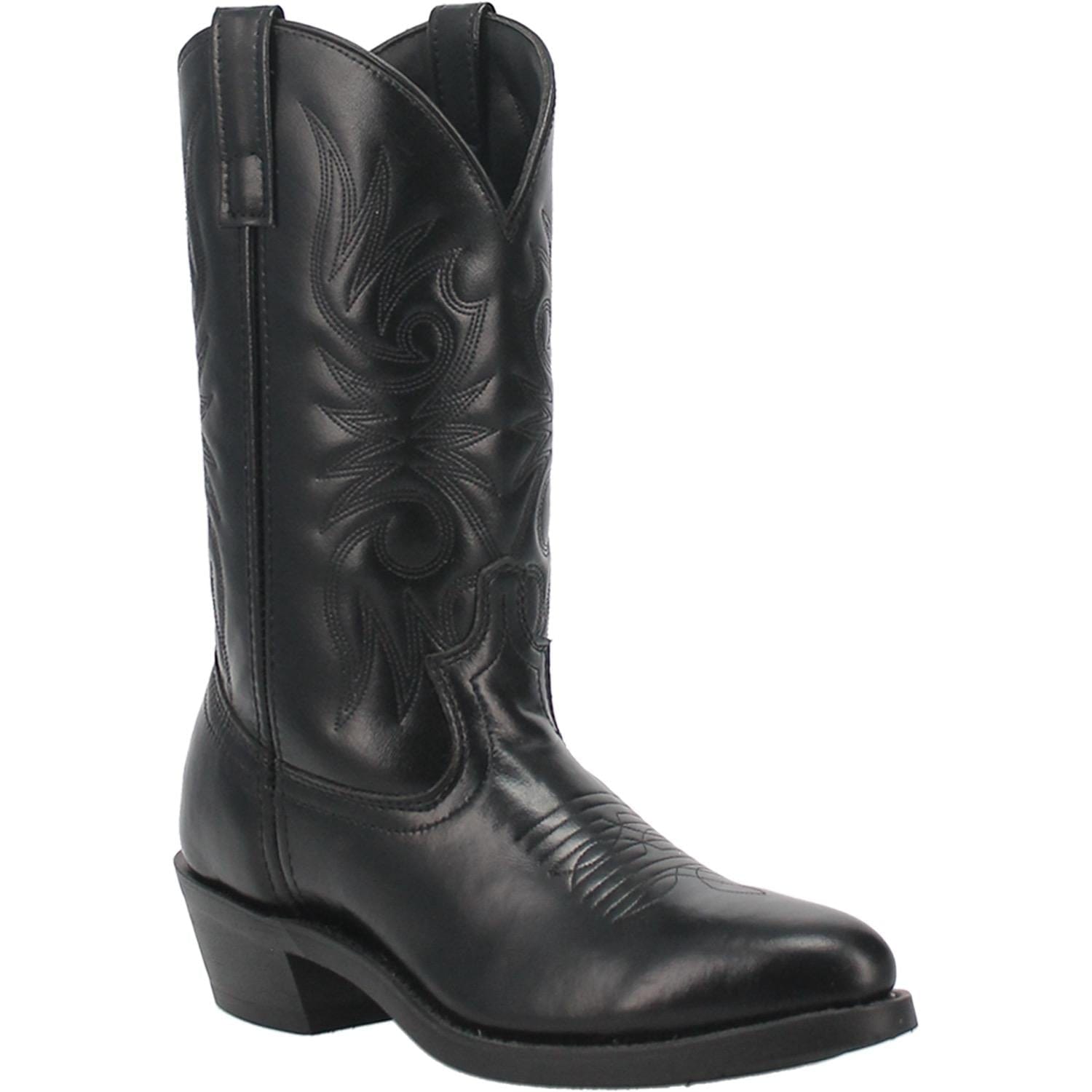 mens black dress cowboy boots Men's Snip Toe (H50030) Deep black leather gives these cowboy boots their timeless look Jazame Cowboy Boots for Men