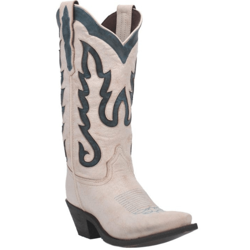 Laredo Women's Keyla Off White Cowgirl Boots LA1049 – Russell's
