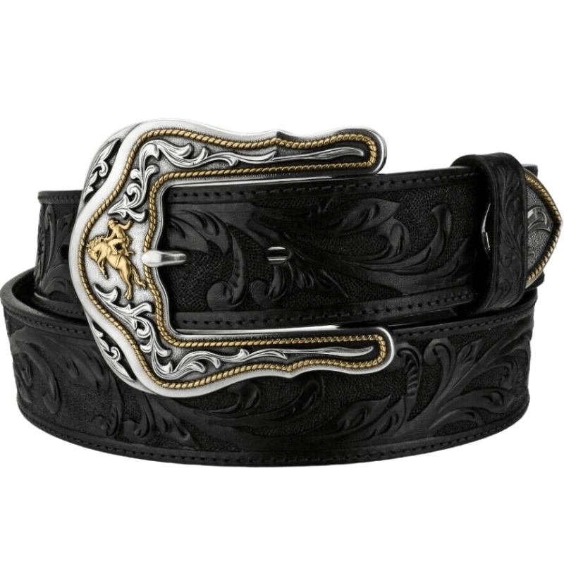 Tony Lama Men's Black Westerly Ride Belt, 40 Tony Lama Men's Black Westerly Ride Belt, 40