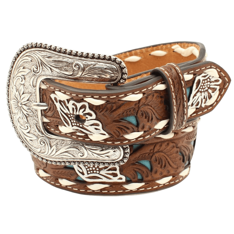 Nocona Girls Floral Embossed Belt N4439408 – Russell's Western