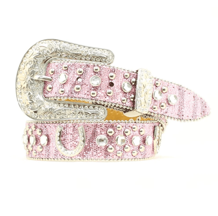 Nocona Girls Pink Rhinestone Belt N4411030 – Russell's Western
