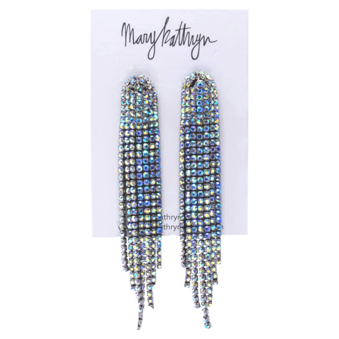 Mary Kathryn Design Jewelry Iridescent Gunmetal Threaders