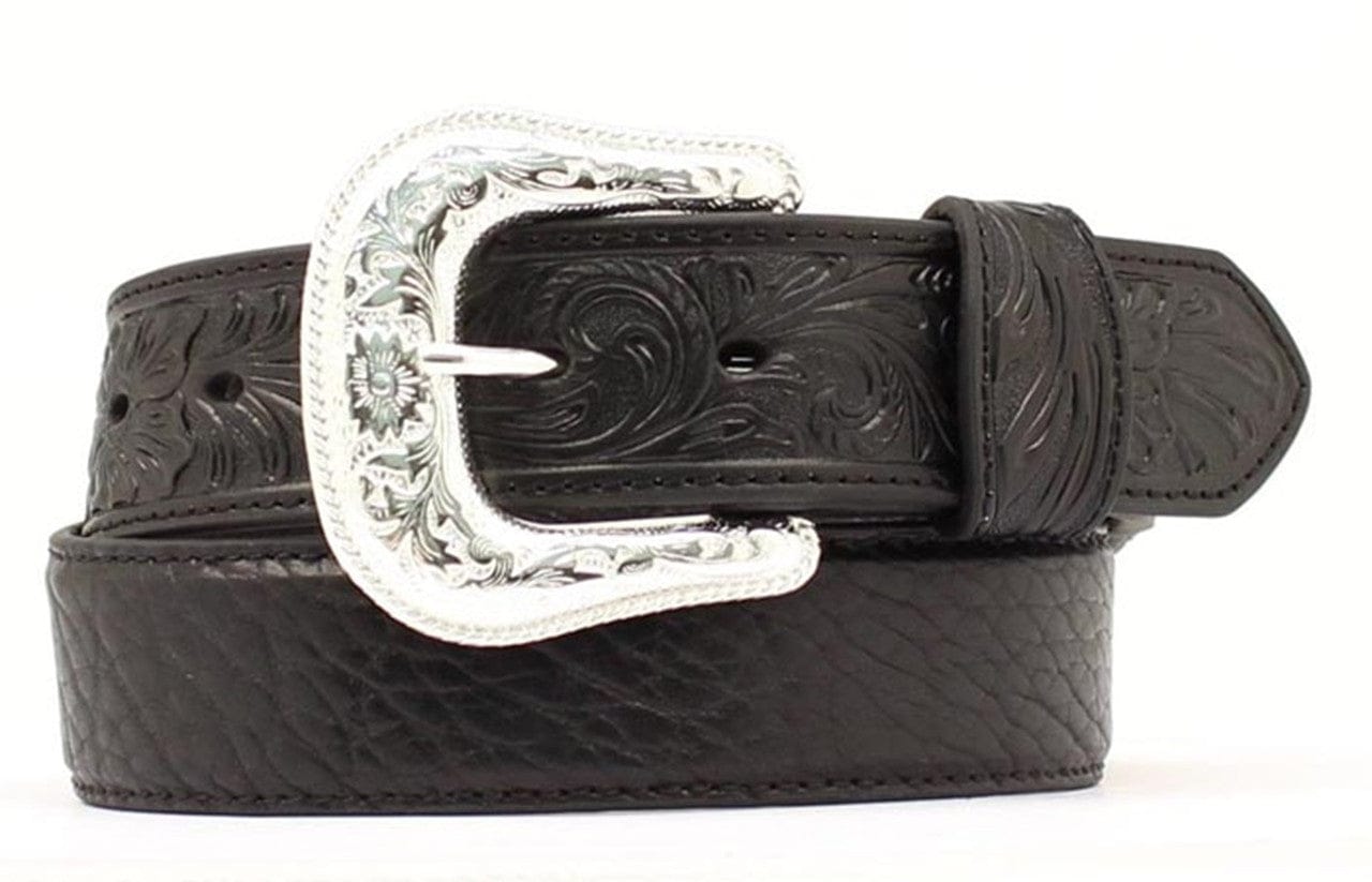 black western dress belt Nocona Bullhide and timeless Western style Size:6 US Women's Outfit: White and neckline_Peak Lapel