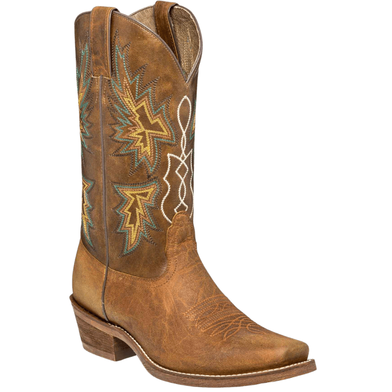 Nocona Men's Hero Go Round Tan Square Toe Western Boots NB6022 Nocona Men's Hero Go Round Tan Square Toe Western Boots NB6022