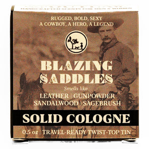 Outlaw Fragrance Blazing Saddles Western Solid Cologne