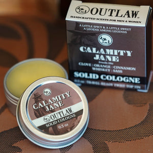 Outlaw Fragrance Calamity Jane Solid Cologne