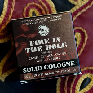 Outlaw Fragrance Fire in the Hole Campfire Solid Cologne