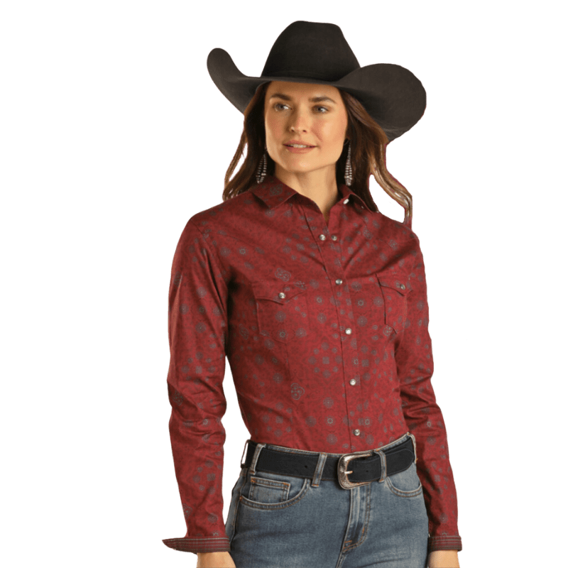 Panhandle Women's Rough Stock Snap Shirt (Size: XL) Panhandle Women's Rough Stock Snap Shirt (Size: XL)
