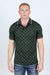 Platini Fashion Shirts Premium Cotton Polo Shirt with Print - Olive