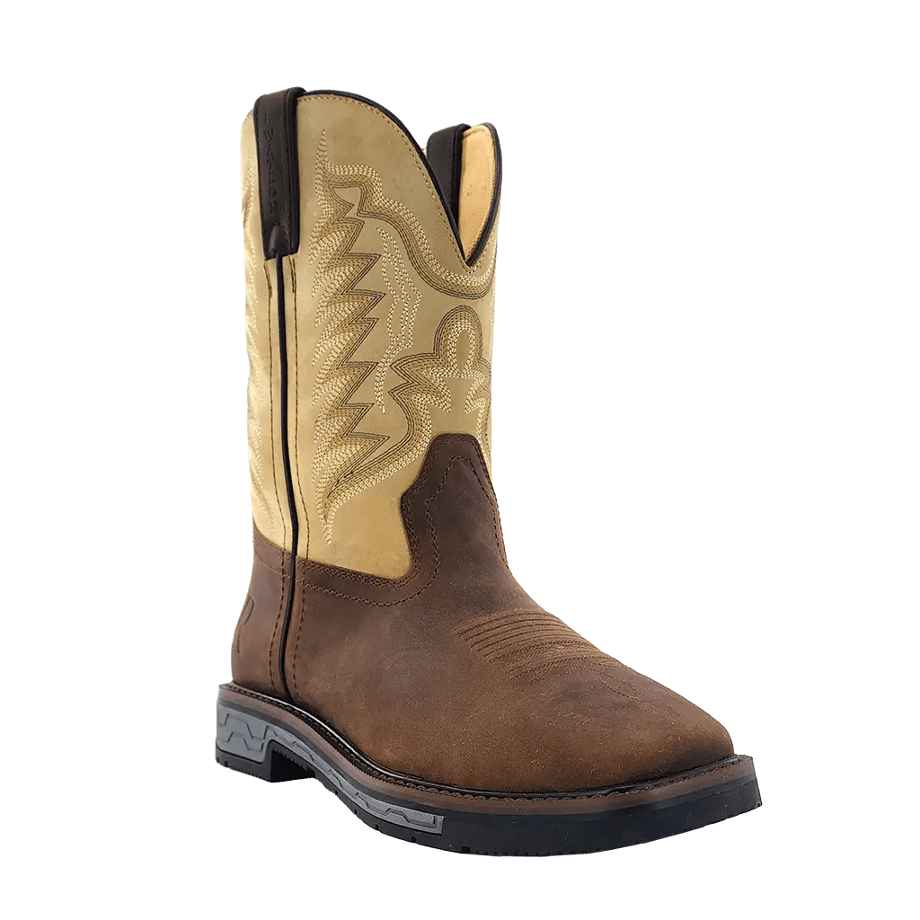 R. Watson Men's Walnut Cowhide Wide Square Work Boot RW1803